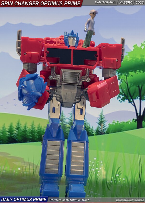 Daily Prime   Earthspark Spin Changer Optimus Prime Rolls Out  (7 of 14)